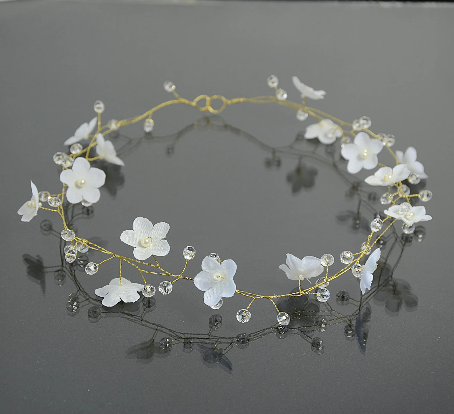 ✨ Crystal Flower Crown Tiara ✨